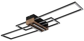 Globo 67208-40N - LED Stropné svietidlo DAKARI LED/40W/230V 3000K 25x100 cm čierna