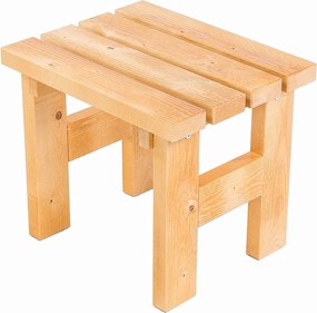 DEOKORK Masívna drevená záhradna stolička TEA 03 hrúbka 38 mm