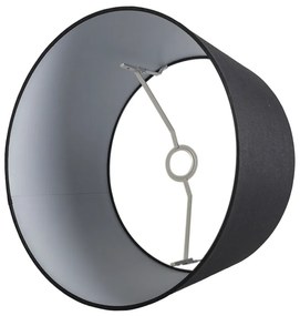 Tienidlo na lampu z ľanu čierne 45/25