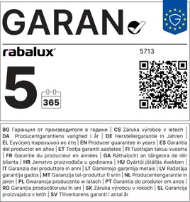 Rabalux 5713 - LED Kúpeľňové nástenné svietidlo BETTY LED/4W/230V lesklý chróm