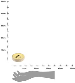 Miska na mydlo Lorantos, béžová/so zlatými prvkami
