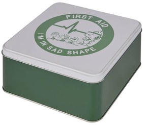 PEANUTS Dóza First Aid - zelená