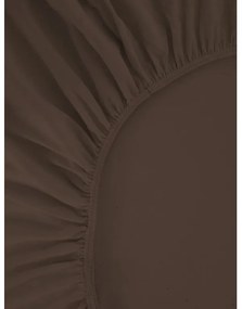 Jersey plachta ALVORA 180x200 cm tmavo hnedá