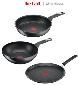 Akčný set panvíc Tefal Unlimited G2551972 a G2553872 a G2550572