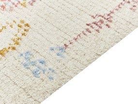 Bavlnený koberec 80 x 150 cm béžový BETTIAH Beliani