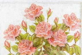 Tapeta ruže vo vintage prevedení