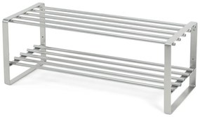 Kovový stojan na topánky v striebornej farbe Rex – Spinder Design