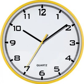 Nástenné hodiny MPM, 2479.10 - žltá, 30cm