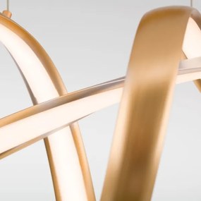 Orion HL 6-1663 - LED Stmievateľný luster na lanku CIRCUS LED/36W/230V zlatá