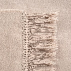 BAVLNENÁ DEKA AKRYL7 220X240 CM BÉŽOVÁ