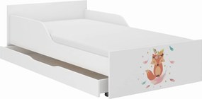 Wooden Toys Detská posteľ PUFI 160x80 LISEK