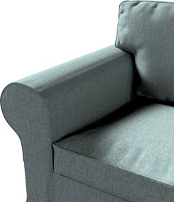 Poťah na kreslo Ektorp farba produktu modrá látka zapletaná