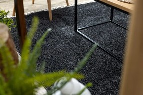 styldomova Antracitový Berber koberec 9000