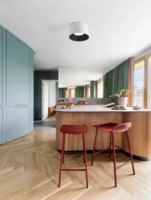 LED bielo-čierne moderné stropné svietidlo Atil 50