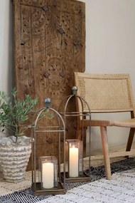 Prírodné drevené kreslo s výpletom Lounge French chair - 57*62*79 cm