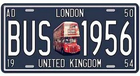 Ceduľa značka London Bus