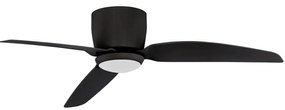 Stropný ventilátor Volga čierne s diaľkovým ovládaním