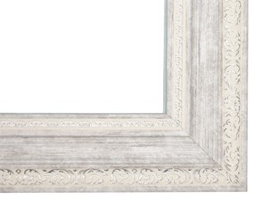 Nástenné zrkadlo 50 x 130 cm béžovo-strieborné VERTOU Beliani