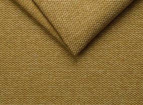 Rohová sedacia súprava Scala, kurkumovo žltá látka, ľavý roh