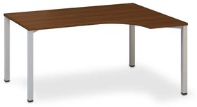 Ergonomický stôl ProOffice B 180 x 120/80 cm, pravý, orech