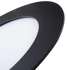 Kanlux 33562 - LED Kúpeľňové podhľadové svietidlo ROUNDA LED/6W/230V IP44 čierna