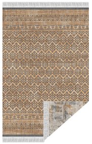 Obojstranný koberec Madala 180x270 cm - vzor / hnedá