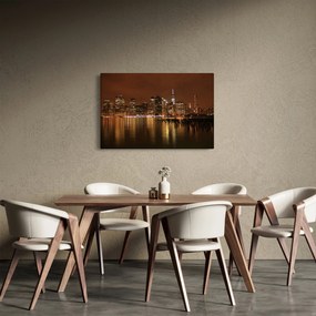Obraz nočného mesta (90x60 cm)