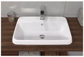 Villeroy & Boch Villeroy Boch Architectura - Zápustné umývadlo, 600x450x170 mm, s prepadom, alpská biela CeramicPlus 5A6760R1