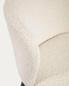 Biela barová stolička (výška sedadla 75 cm) Ciselia – Kave Home
