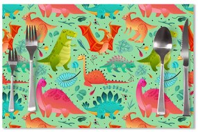 Sablio Prestieranie Dinosaury v tráve: 40x30cm