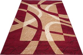 TA Koberec 3707A ČERVENÝ LACNÝ PP BLX Rozmer: 250x300 cm