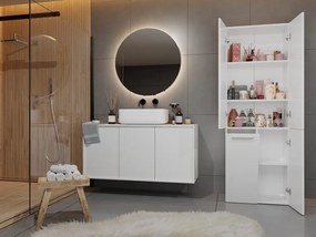 Kúpeľňová skrinka Neltossa 1 (biela). Akcia -17%. Vlastná spoľahlivá doprava až k Vám domov. 1132984