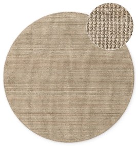 Jutový okrúhly koberec taupe ø 160 cm Bouclé Jaipur – Hanse Home