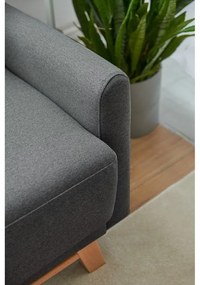 Tmavosivá variabilná rozkladacia rohová pohovka Bonami Selection Pop