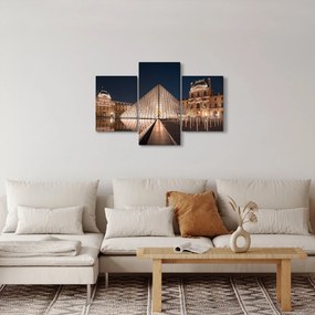 Obraz - Louvre v noci (90x60 cm)