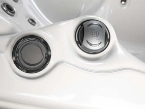 Hanscraft Vírivka HC6 Farba bočníc: Šedá, Farba škrupiny: Pearl white