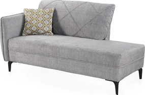 Lenoška-pohovka Novara, šedá látka