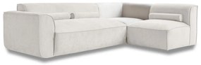 Krémovobiela rohová pohovka (pravý roh) Flex Felix – Miuform