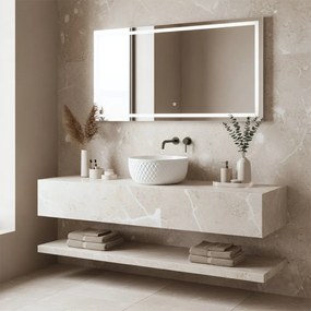 Rea Galaxy, umývadlo na dosku 400x400x165 mm, biela lesklá, REA-U0640