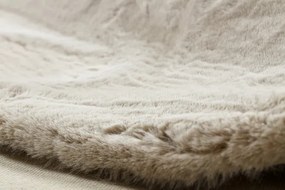 Koberec TEDDY NEW sand 52 béžový, kruh