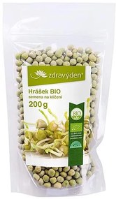 Zdravý deň BIO semená na klíčenie - hrášok 200g