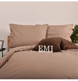 Obliečky bavlnené Latte EMI, Štandardný set jednolôžko obsahuje 1x 140x200 + 1x 70x90