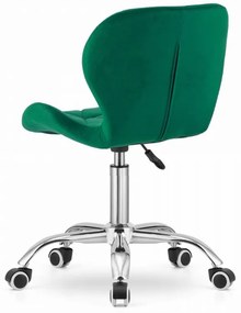 Set do pracovne stôl TAYLOR SONOMA 100x50 cm + kreslo AVOLA VELVET zelené