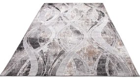 Koberec MAYA PR739 sivý / čierny