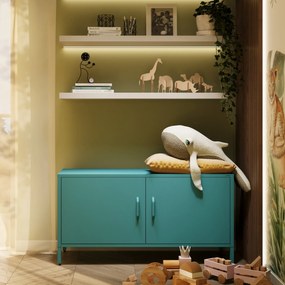 TV stolík na nožičkách ROSA, 1150 x 595 x 400 mm, Modern: morská farba