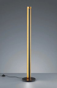 Čierna LED stojacia lampa so stmievačom (výška 142,5 cm) Texel – Trio