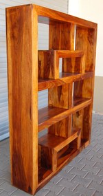 furniture-nabytek.cz - Policová knižnica 140x180x35 z dreva palisander