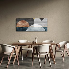 Obraz - Tvary a textúry (120x50 cm)