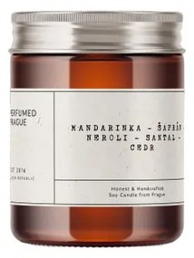 Vonná sójová sviečka doba horenia 40 h #47 Tangerine & Neroli – Perfumed Prague