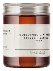 Vonná sójová sviečka doba horenia 40 h #47 Tangerine & Neroli – Perfumed Prague